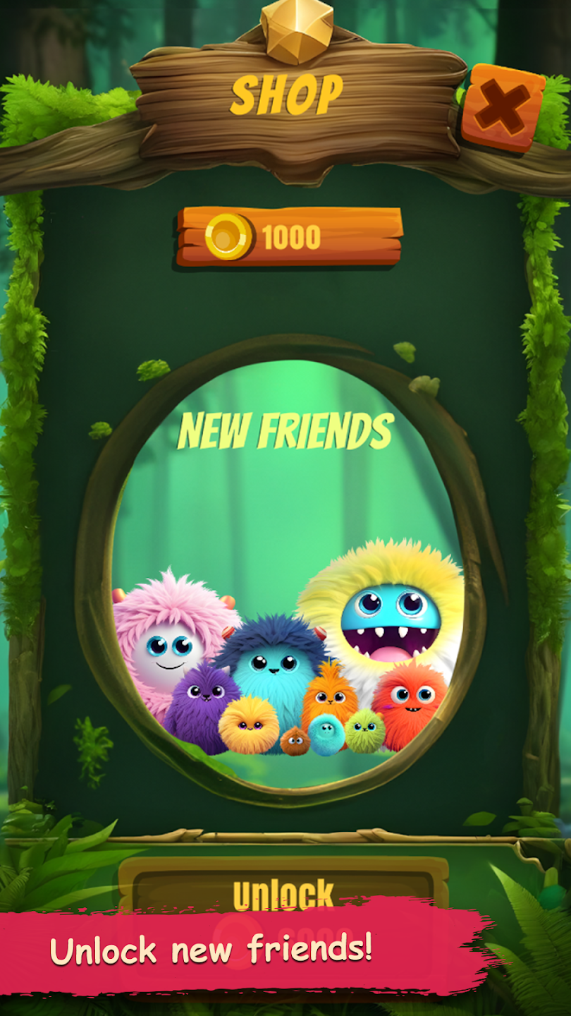 Unlocking new furry characters in the Googoolies shop